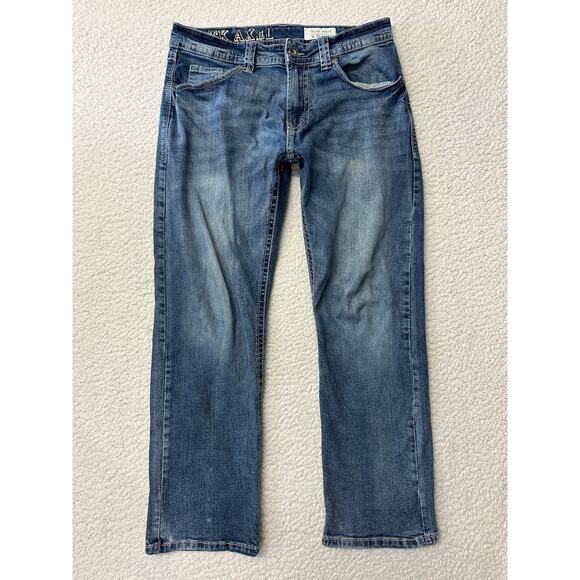 TK Axel Mens Slim Boot Denim Jeans Size 32 - Picture 1 of 13